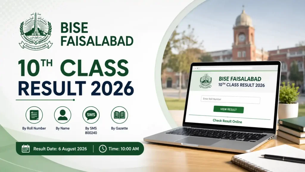 BISE Faisalabad 10th Class Result 2026