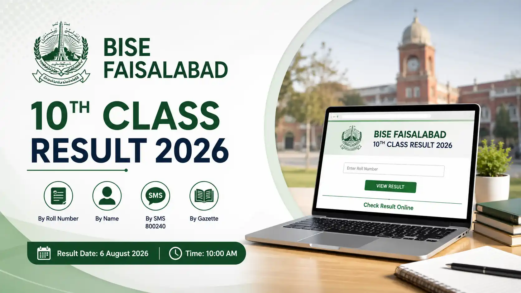 BISE Faisalabad 10th Class Result 2026