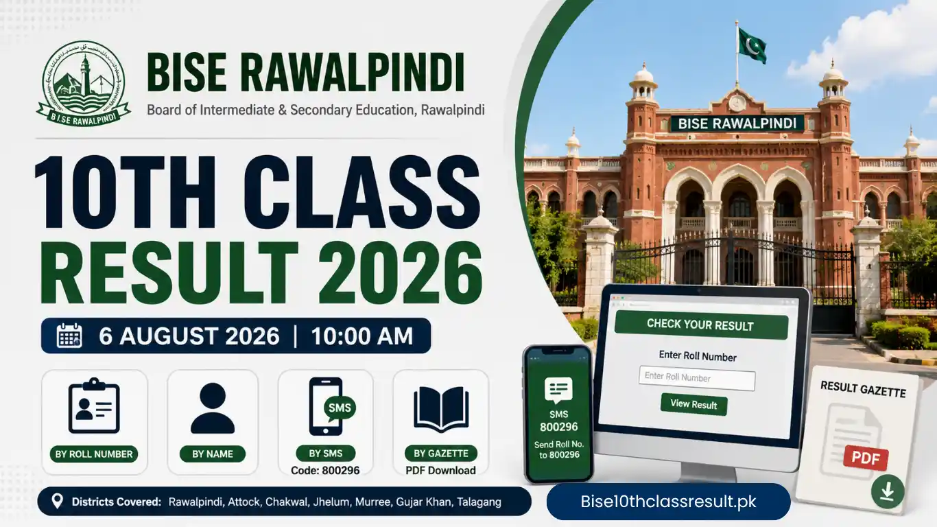 BISE Rawalpindi Matric position holders 2026